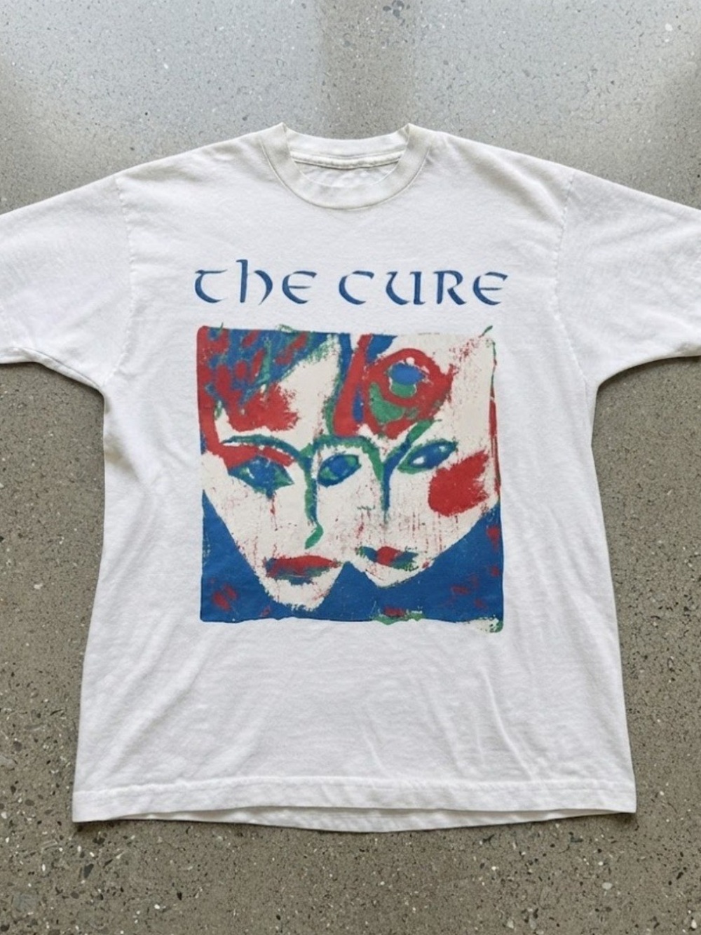The Cure Band Tee Face Graphic Cotton Gildan T-shirt